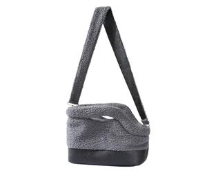 Carrier Pouch - Fleece, Artificial Leather And Sponge, 15,75 x 8,66 x 12,99 in Sling Pouch Waterproof | Cat Sling Carrier For Comfort And Hands-Free Mobility, Small Dog Carriers For Travel, Walking
