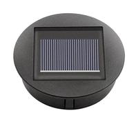 Carriere 4PCS LED Lampes Solaires Remplacement Top Lanterne Solaire Panneau Solaire Alimenté Lanterne Couvercle Lumières pour Voie Extérieure Cour Facile à Utiliser