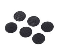 Carriere 6pcs Joystick Joystick analogique Remplacement Bouchon Bouton pour PSP 1000 Noir