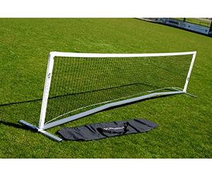 Carrington Kit de Mini Tennis - Taille du Filet au Choix - Kit en Aluminium - Tout Inclus Filets et poteaux transportables - Foot et Tennis - Futnet (Kit Foot Tennis 6m x 0.90m)