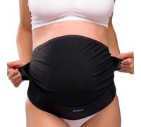Carriwell Ceinture de Soutien Grossesse Deluxe Réglable | Ceinture de Soutien Abdominale Élastique & Respirante | Soulage les Douleurs Lombaires | Confortable, S’adapte à l’Évolution du Ventre | L/XL
