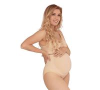 Carriwell Culotte de Grossesse sans Coutures | Extensible & Confortable | Soutien du Ventre & du Dos | Respirante, en Matière Recyclée | S’adapte à l’Évolution de Votre Ventre | M