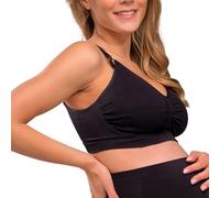 Carriwell Soutien-gorge grossesse et allaitement Carri-Gel sans coutures Noir L