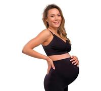 Soutien-gorge grossesse et allaitement sans coutures Carri-gel noir M