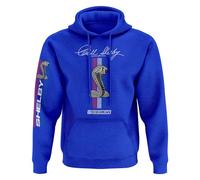 Carroll Shelby American 5.0 Sweat à capuche pour homme, bleu, M