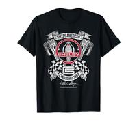 Carroll Shelby Cobra Piston Checkered T-Shirt