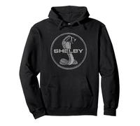 Carroll Shelby One Color Cobra Sweat à Capuche, Unisexe pour Adultes, Noir, XL