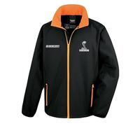 Carroll Shelby Veste classique Supersnake Racing, noir/orange, XL