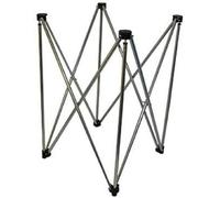 Carrom Art – Accessoire billard indien – Pieds réglables 80 x 10 x 10 cm – Argent