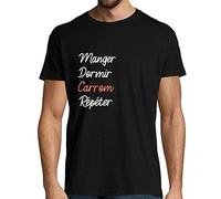 Carrom | T-Shirt Sport Homme Humour Drôle et Sympa pour Tous Les Sportifs Passionnés XXL