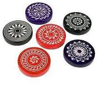 Carrom Tournament Striker Combo de Taille Standard avec Surface Lisse et Excellent Rebond (Lot de 6)