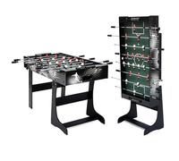 Carromco - Baby-Foot Rialto XT Pliable pour Enfants et Ados, Gain de Place, 2 à 4 Joueurs, INCL. 2 balles et Support Mural, 17,5 kg