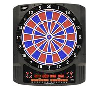 Carromco Classic Master II Cible électronique, espacement de 2 Trous, 36 Jeux et 585 Variantes, Cricket, fléchettes Souples incluses