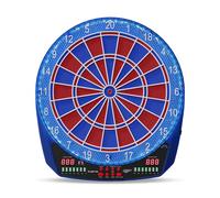 Carromco FLASH-401 Cible électronique Professionnelle avec éclairage LED, espacement de 2 cm, 35 Jeux et 584 Variantes, 1 à 8 Joueurs