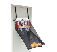 Carromco Jeu de Porte d'intérieur de Basket-Ball pour 1 à 2 Joueurs, avec Quatre balles, Mini Machine de Basket-Ball, Montage sur Porte, Panneau arrière réglable en Hauteur et Compteur électronique
