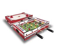 Carromco Table Multi-Jeux 2 en 1 Flip XM, 06002 Table Multi-Jeux 2 en 1 Flip XM, 06002 Red/White