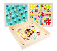 Carroms Game, Wooden Classic Strike Game, Coin-Included Set, 30.8cm/12.12inches, Portable Outside, Family Fun, Smooth Carroms Board for Indoor Entertainment