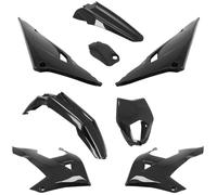 CARROSSERIE-CARENAGE 50 A BOITE ADAPTABLE RIEJU 50 MRT 2022+, MRT ENDURO 2022+, MRT PRO 2022+, MRT SM 2022+ NOIR BRILLANT (KIT...