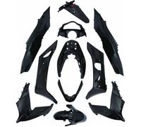 Carrosserie-carenage maxiscooter adaptable honda 125 pcx 2014+2016 noir brillant (kit 11 pieces)