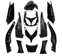 Carrosserie-Carenage Maxiscooter Adaptable Yamaha 500 Tmax 20012007 Noir Brillant -Style Origine- -Kit 12 Pieces- -P2r- - Aucune