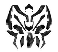 Kit carénage P2R pour pour Scooter Yamaha 125 X-Max Après 2018 15 pièces noir brillant