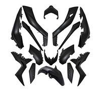 carrosserie-carenage maxiscooter Compatible avec Yamaha 125-300-400 Xmax 2018+ Noir Mat (kit 15 Pieces) -p2r-
