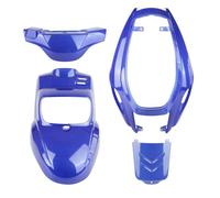 Carrosserie-carenage scoot adaptable mbk 50 booster 2004+-yamaha 50 bws 2004+ bleu brillant version tuning (kit 4 pieces)