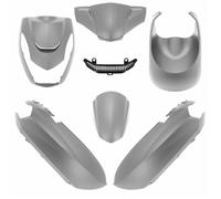 Carrosserie-Carenage Scoot Adaptable Peugeot 50 Kisbee 2t Et 4t Tous Modeles (Nouveau 2018+ + Ancien Modele 2010+2017) Gris Mat