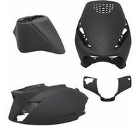 P2R Kit carénage scooter Piaggio 50 ZIP 2000-2020 noir mat 4 pièces