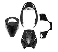 Carrosserie-carenage scoot adaptable piaggio 50 zip 2000+ noir brillant (kit 4 pieces) -p2r- n/a