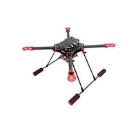 Carrosserie fixe en fibre de carbone X450 450 500 mm for quadricoptère FPV à 4 rotors, moteur 3506, hélices de 12 ou 13 pouces(NO.1 Detail list)