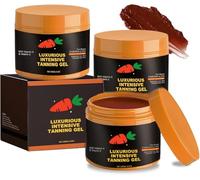 Carrot Intensive Tanning Gel,Activateurs et accélérateurs de bronzage - Huile De Carotte-Activateur De Bronzage-Obtenez Un Bronzage Naturel,Bronzant Rapide Avec Cocohuile Et Vitamines A & VE (3)