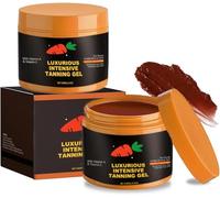 Carrot Intensive Tanning Gel,Activateurs et accélérateurs de bronzage - Huile De Carotte-Activateur De Bronzage-Obtenez Un Bronzage Naturel,Bronzant Rapide Avec Cocohuile Et Vitamines A & E (2pc)
