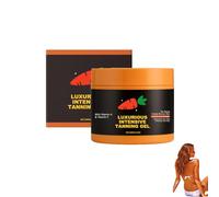 Carrot Intensive Tanning Gel, Carrot Oil-Tanning Activator, Tanning Accelerator Cream, Get A Natural Tanning, For Sunbeds & Outdoor Sun,100 g