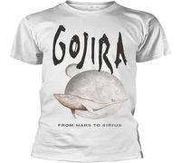 carrot Lover Men's Gojira 'Whale from Mars' T-Shirt White XL