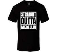 carrot Lover Straight Outta Medellin Colombia Compton Parody Grunge City T Shirt Black L