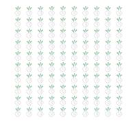 Carrot Paper Clips 100pcs | Non - Corroding Electroplated Metal for Office & School Supplies | Cute White Radish Shaped Bookmark Clips/Document Organizers/Craft Supplies