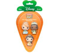 Carrot Pocket POP blister 3 figures Disney Princess Cinderella Tiana Bella Funko