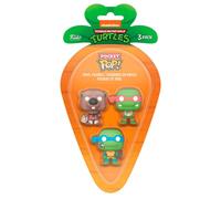Carrot Pocket POP blister 3 figures Ninja Turtles Splinter Leonardo Raphael Funk
