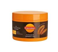 Carroten Gel bronzant intense 150 ml - Accélérateur de bronzage avec huile de noix de coco et vitamine A & E - Accélérateur de bronzage instantané - Écran solaire sans SPF
