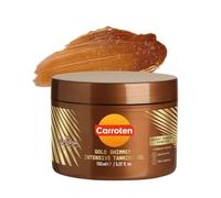 Carroten Intensive Tanning Gel GOLD 150ml - Accelerateur de Bronzage - Huile de Bronzage - Activateur de Bronzage - avec Perles Paillettes - SPF0