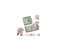 Carroterr Mini classeur d'économie d'argent de 30 jours pour défi d'économie d'argent - Livre de rangement budgétaire d'un mois - Pour planificateur budgétaire, cadeau de Noël ou d'anniversaire