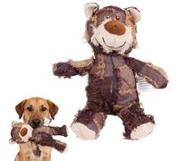Carroterr Nouveaux jouets pour chiens pour mâcheurs agressifs, compagnon de chien pour mâcheurs lourds, jouets couineurs durables pour chiens lourds, jouets en peluche incassable pour chiens agressifs