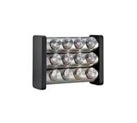 Carrousel 12 pièces noire rectangulaire - Kuchenprofi - Noir - Inox G