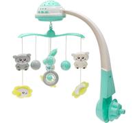 Carrousel au-dessus du berceau avec projecteur lumineux Baby Mix menthe