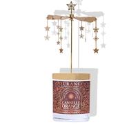 Carrousel bougie cannelle orange