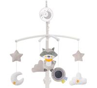 Carrousel Cangaroo au-dessus du berceau - Raccoon, beige