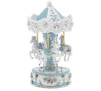 Carrousel de Bagutta blanc et bleu, h. 22. La référence est: B 4212-02 A