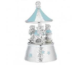 Carrousel de Bagutta. Carrousel avec ours à bascule bleu. La référence est B 4191-02 A.