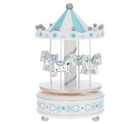 Carrousel de Bagutta. Carrousel en acrylique avec des chevaux bleus. La référence est b 4200-02 a